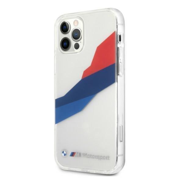 BMW Motorsport Tricolor Skal iPhone 12 Pro Max - Transparent