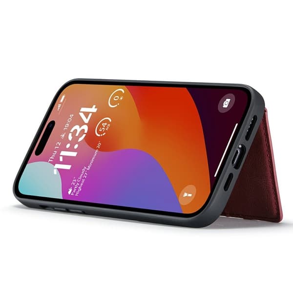 JEEHOOD Mobilskal till iPhone 15 Pro Plast Röd