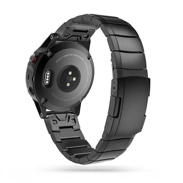 Tech-Protect Stålband Garmin Fenix 3/5X/3HR/5X Plus/6X/6X Pro/7X Svart Svart