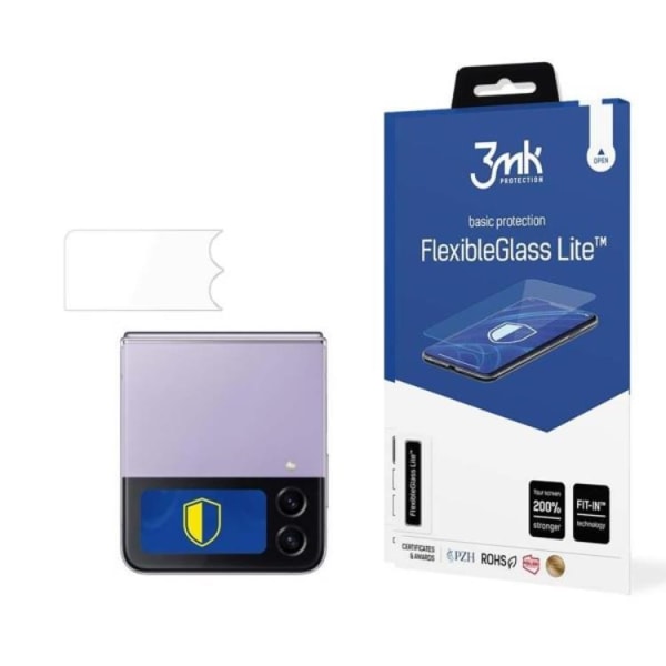 3mk Galaxy Z Flip 5 hærdet glas skærmbeskytter Flexible Lite