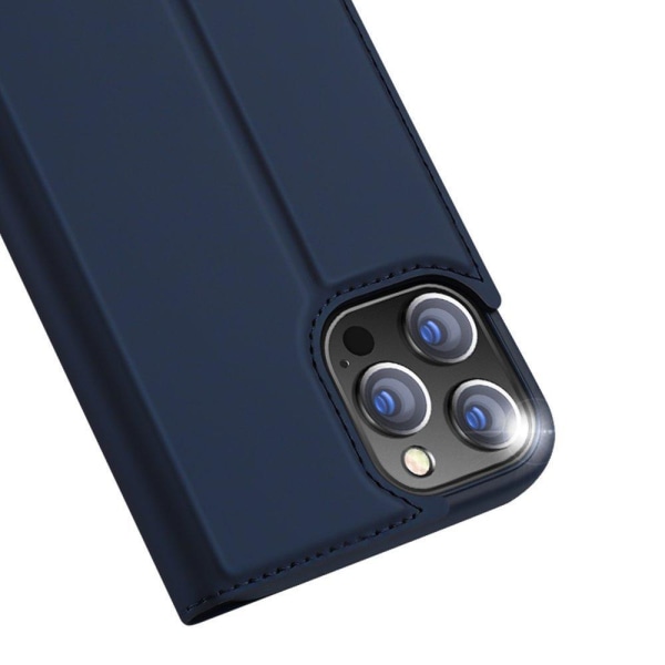 Dux Ducis Skin -sarjan lompakkokotelo iPhone 13 Pro - sininen Blue