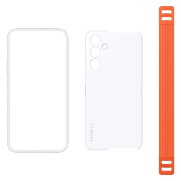 Samsung Galaxy A54 5G Mobilskal Haze Grip - Vit