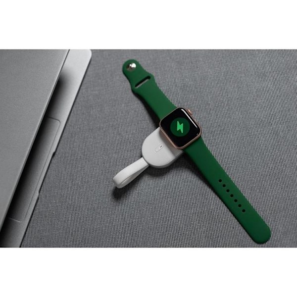 Forcell Mini Powerbank för Apple Watch 1200 mAh 2.5W F-Energy - Vit