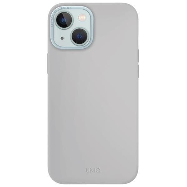 UNIQ iPhone 15 Mobilskal Magsafe Lino Hue - Vaaleanharmaa Grå