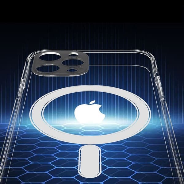 iPhone 12 Cover Clear Magsafe Hårdplast Transparent Transparent