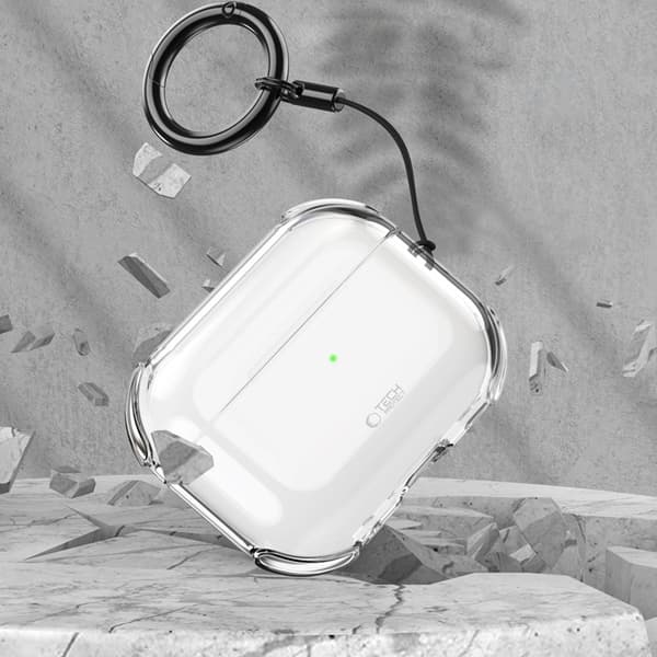 Tech-Protect Apple Airpods Pro 3 Etui Bounce - Klar Transparent