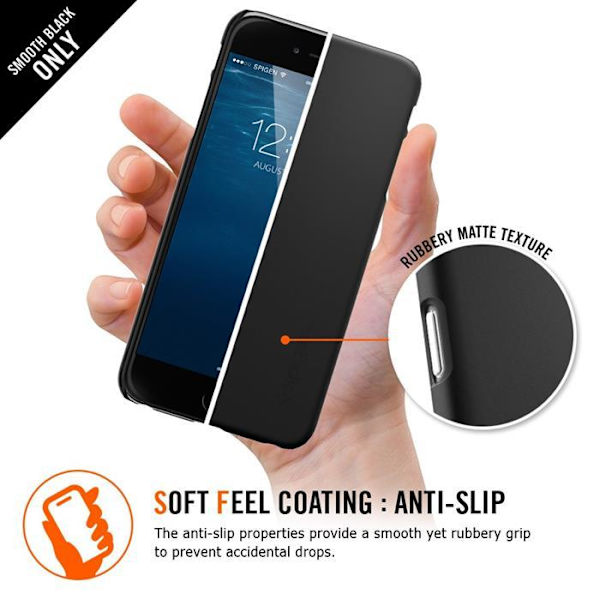 SPIGEN Thin Fit Skal till Apple iPhone 6(S) Plus (Vit) Vit