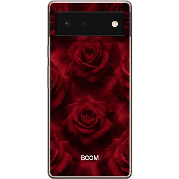 Mobilskal till Google Pixel 6 med Crimson Rose