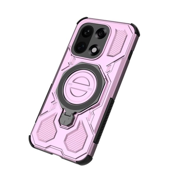 Mobilskal till OnePlus 15 5G Plast Stötsäker Med Kickstand - Rosa Rosa