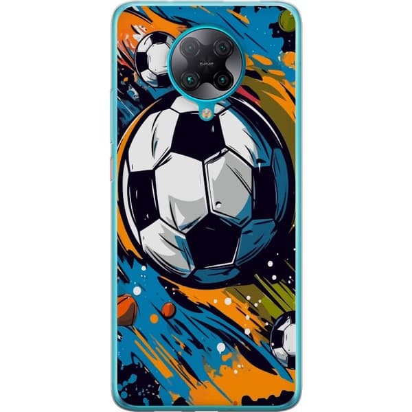 Mobilcover til Xiaomi Poco F2 Pro med Fodbolde