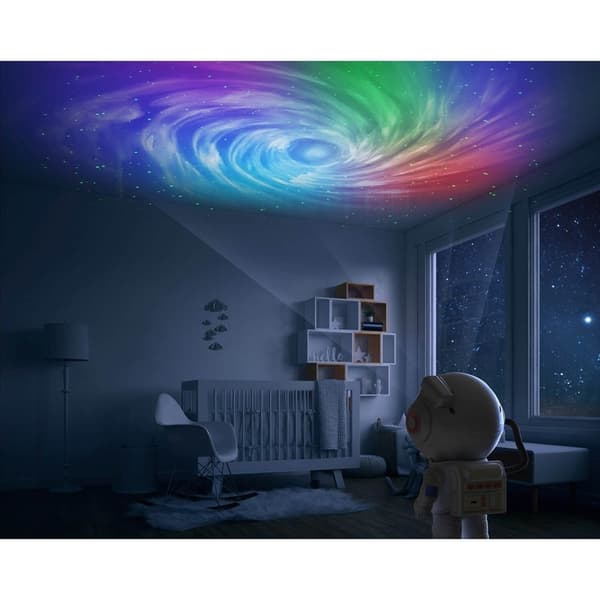 MOB Projektor Stellar Light Space Vit Astronaut