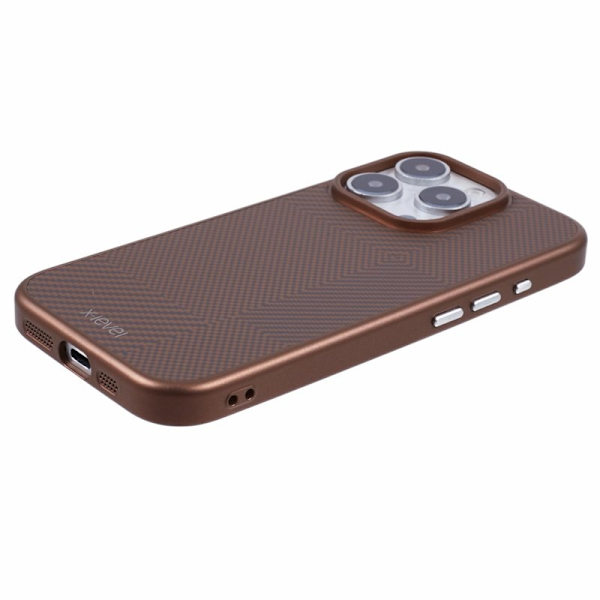 X-LEVEL Mobilskal till iPhone 16 Pro Max Hård PC Stöttålig Guld