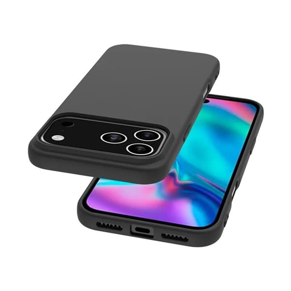 BOOM Mobilskal till iPhone 17 Pro Soft Matt Back TPU - Svart Svart
