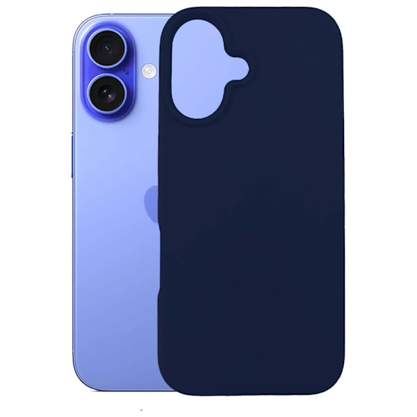 3MK Telefontaske til iPhone 16 6.1 Silikone - Navy