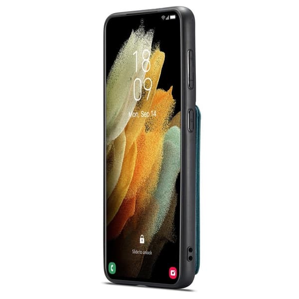 JEEHOOD Mobilskal till Samsung Galaxy S22+ med RFID Skydd - Blå