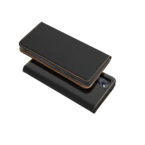 iPhone 16 Plånboksfodral Smart Pro Läder - Svart Black