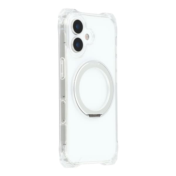 Mobilskal till iPhone 17 MagSafe Ring Kickstand - Transparent Transparent