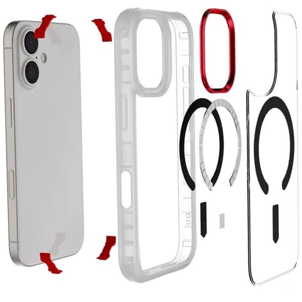 Ghostek Mobilskal till iPhone 17 MagSafe Covert - Transparent Transparent