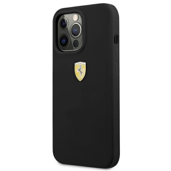 Ferrari iPhone 13 Pro Max Cover Silikon - Sort Black