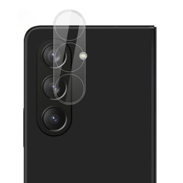 iMak Galaxy Z Fold 5 Kameralinsebeskyttelse i Hærdet Glas Transparent