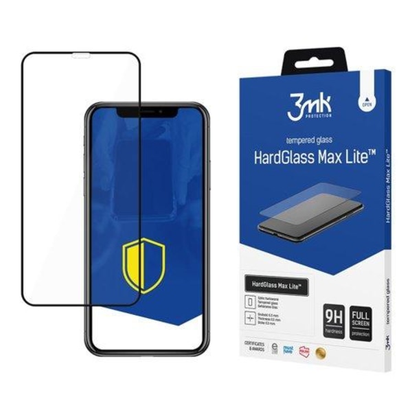 3MK Härdat Glas Max Lite iPhone 11 - Svart Svart