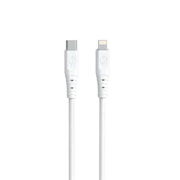 Dudao USB-C - Lightning 65 W -kaapeli 1 m - valkoinen