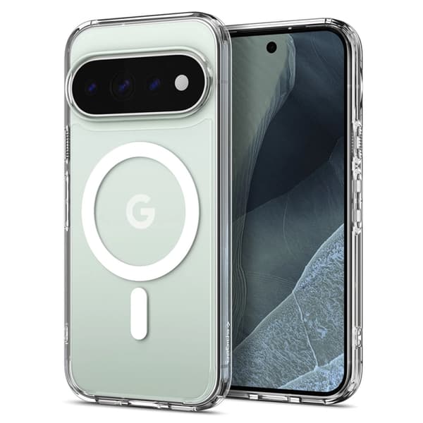 Spigen Mobilskal För Google Pixel 11 Pro Magsafe Ultra Hybrid - Clear/Vit Vit