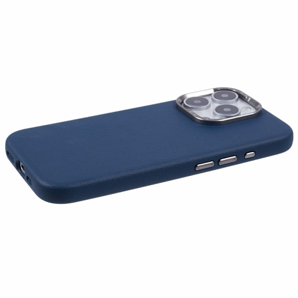 X-LEVEL Mobilskal till iPhone 16 Pro PU Läder + PC Blå