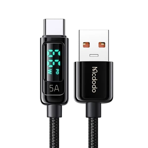 MCDODO USB-A - USB-C Kabel 1.2m CA-869 MDD - Svart Svart