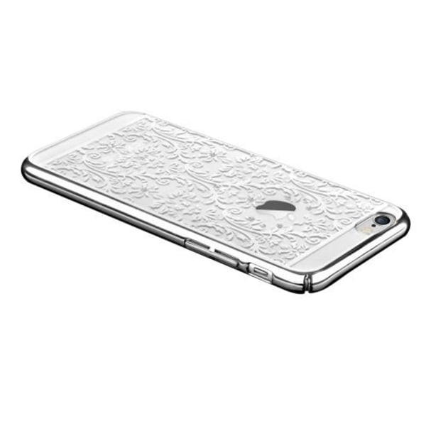 Devia etui med Swarovski sten til iPhone 6 / 6S - Mønster Si Silver