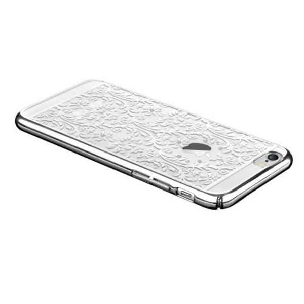 Devia skal med Swarovski-stenar till iPhone 6 / 6S  - Pattern Silver Silver