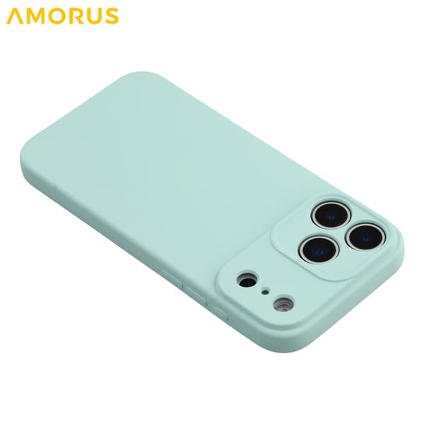 AMORUS Mobilskal till iPhone 17 Pro Precise Cutouts TPU Fiber - Blå Blå