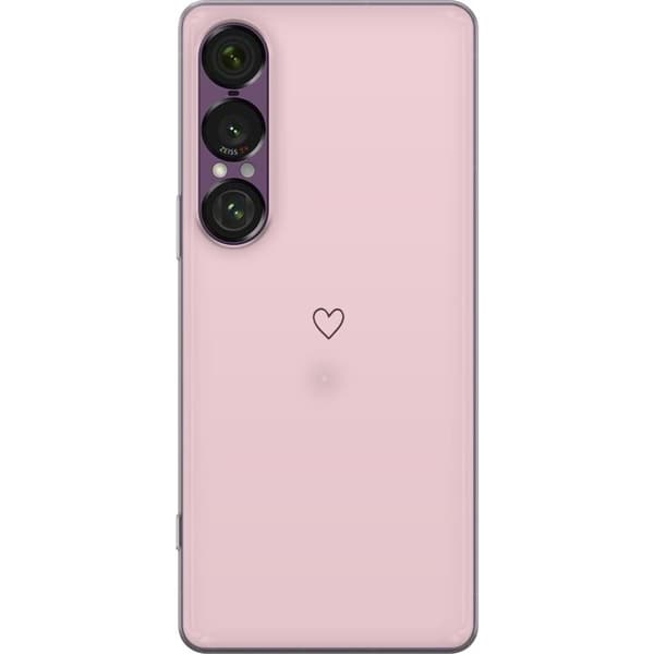 Telefontaske til Sony Xperia 1 VII med lille hjerte
