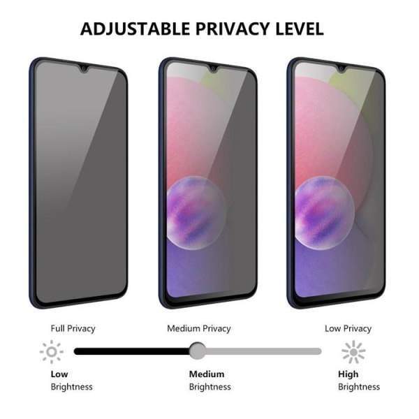 [1-PACK] Privacy Tempered Glass Näytönsuoja Galaxy A23 4G/5G