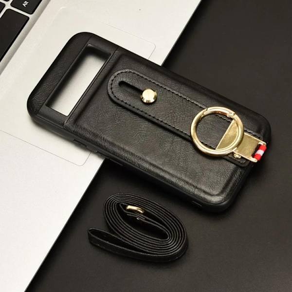 Google Pixel 8A Halsbandsskal Ringhållare - Svart Svart