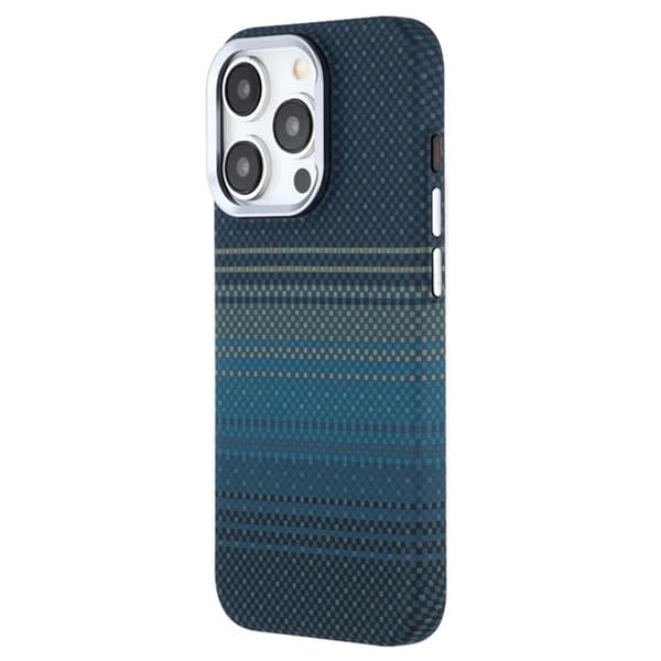 Mobilskal till iPhone 14 Pro Max Magsafe Aramid Fiber - Blå Blå