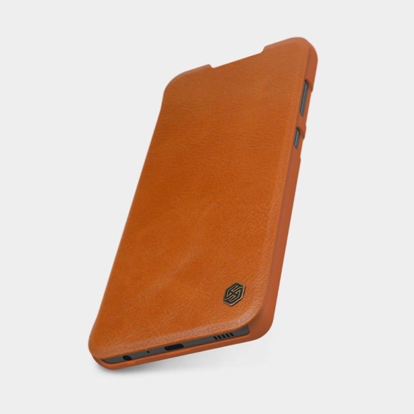 Nillkin Qin -lompakkokotelo Galaxy A72 - ruskea Brown