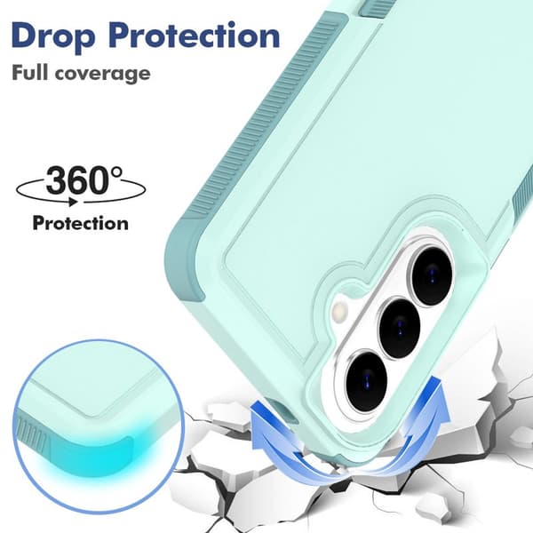 Mobilskal för Samsung Galaxy S26 PC + TPU Stöttålig - Mintgrön