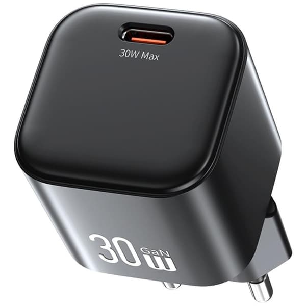 USAMS Snabbladdare 30W USB-C Med Lightning Kabel 1m JO Series - Vit Vit
