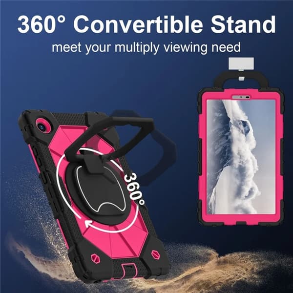 Lenovo Tab K9 Mobilskal Silikon Kickstand Rosa
