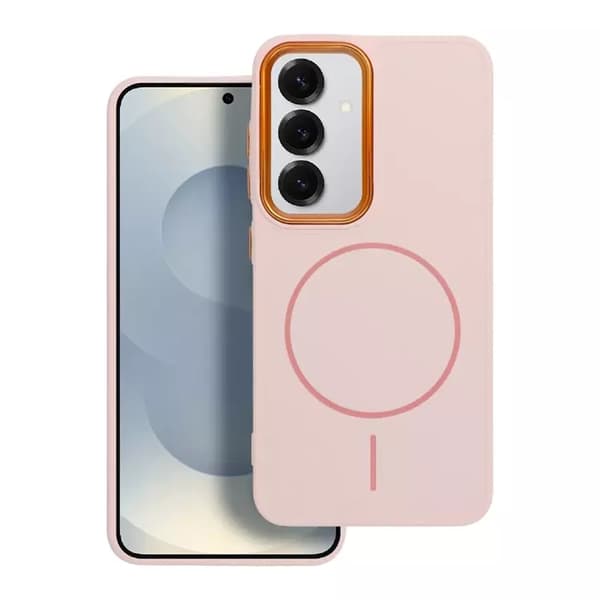 Telefontaske til Galaxy A56 Magsafe Ramme - Lyserød Rosa