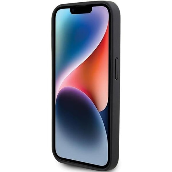 Mercedes iPhone 15 Pro Max Mobilskal Magsafe Smooth Läder - Svart Svart