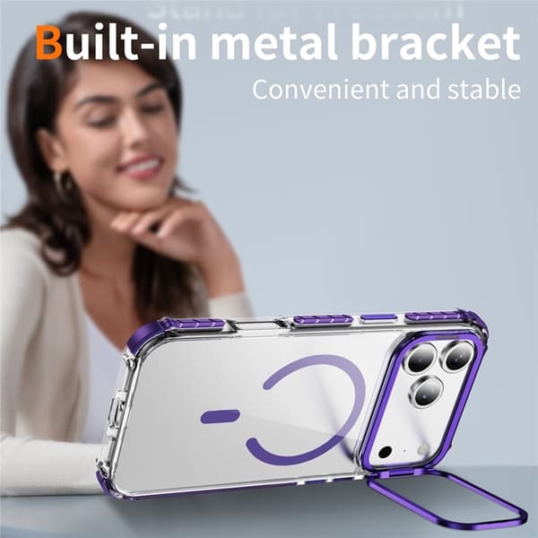 Mobilskal till iPhone 17 Pro MagSafe Kickstand - Lila Lila