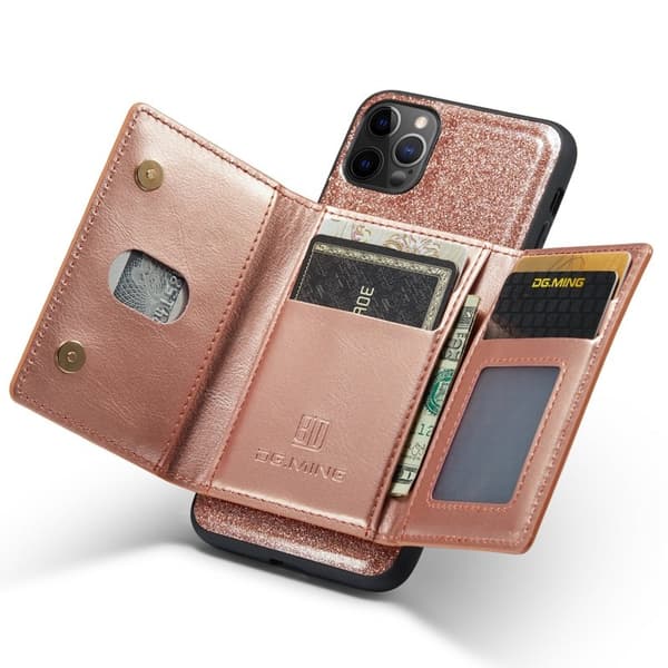 DG.MING M3 Series Mobilskal till iPhone 11 Pro Glittery Roséguld