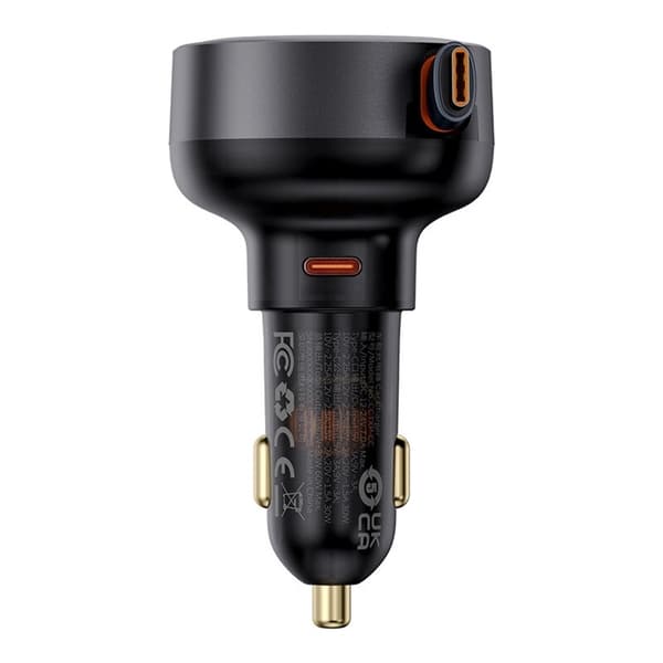 Baseus Billaddare USB-C Enjoyment Pro 60W - Svart Black