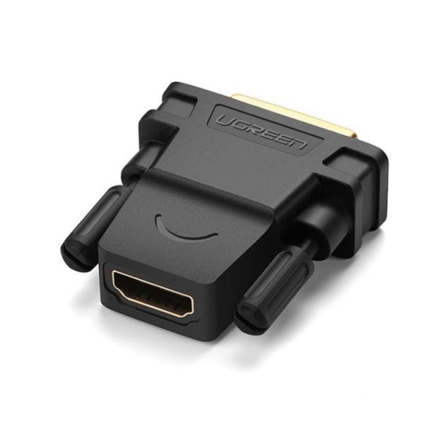 Ugreen HDMI Adapter Hun DVI 24 + 1 Han FHD 60 Hz - Sort