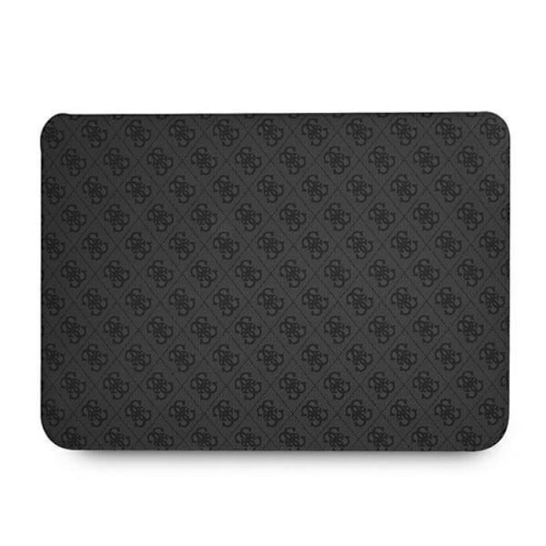 Guess Datorfodral 16'' Uptown Triangle Logo - Svart