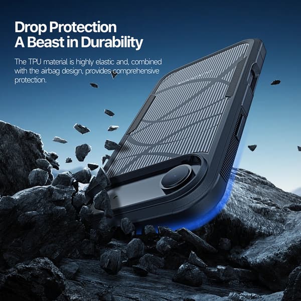 Dux Ducis Mobilskal till iPhone Air MagSafe SHLD PC + TPU - Rhythm Svart