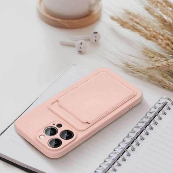 Forcell iPhone 7/8/SE (2020/2022) Skal Korthållare - Rosa