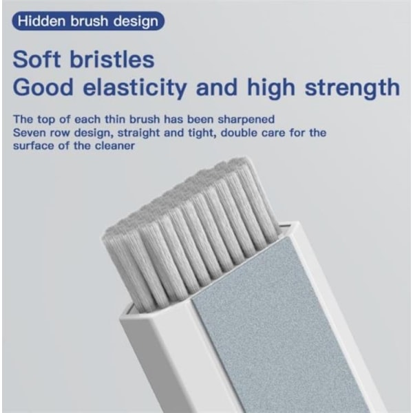 8-in-1 Cleaning Tool Kit med Brush - Rosa